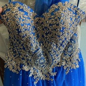 Lighter blue Prom dress